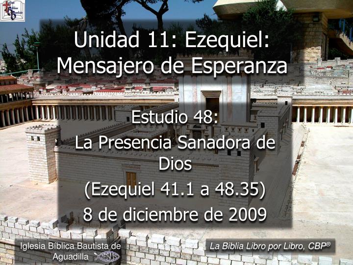 unidad 11 ezequiel mensajero de esperanza