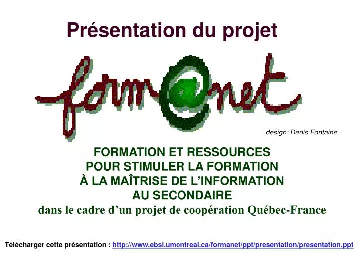 pr sentation du projet form@net