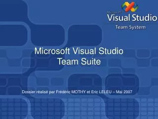 Microsoft Visual Studio Team Suite