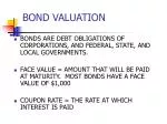 BOND VALUATION - slide 1