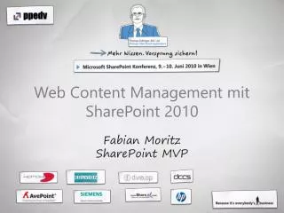 web content management mit sharepoint 2010 fabian moritz sharepoint mvp