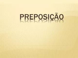 preposi o