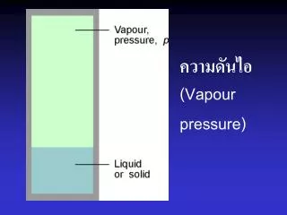 ความดันไอ (Vapour pressure)