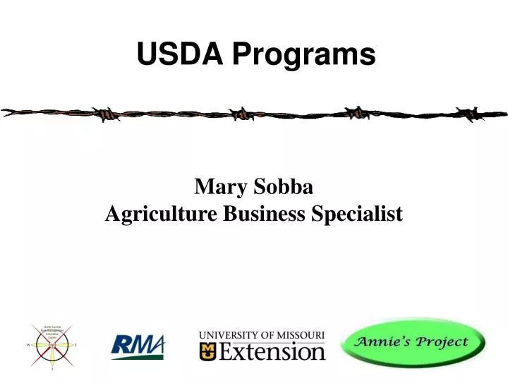 mary sobba agriculture business specialist