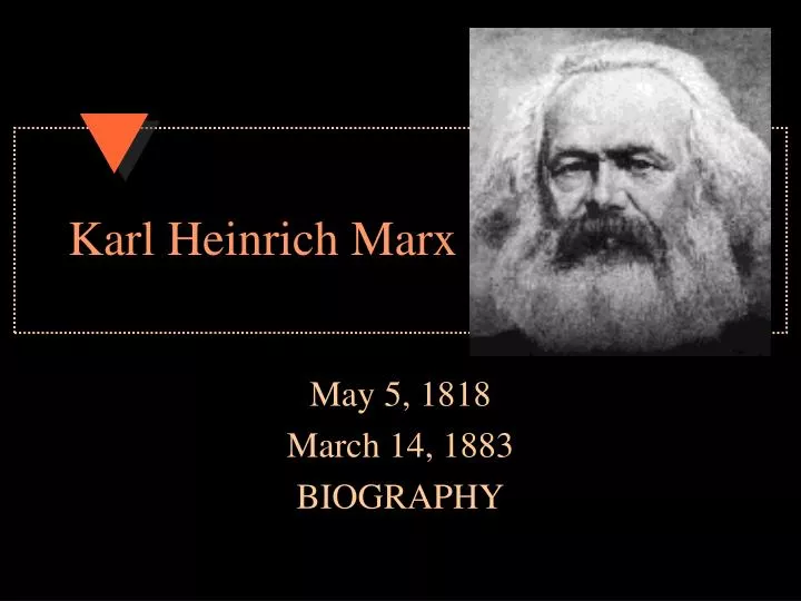 karl heinrich marx