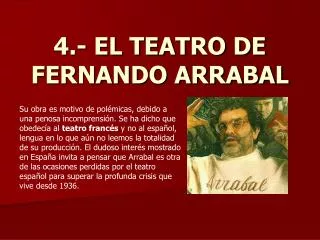 4 el teatro de fernando arrabal