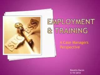 employment training