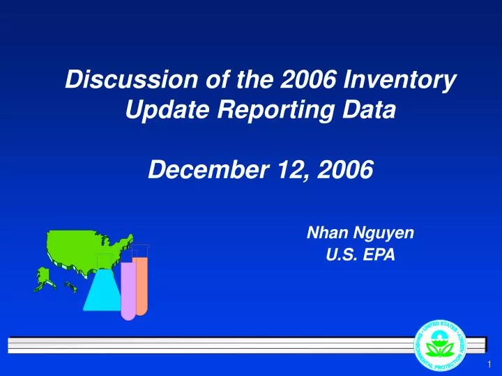discussion of the 2006 inventory update reporting data december 12 2006 nhan nguyen u s epa