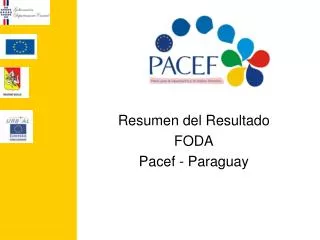 resumen del resultado foda pacef paraguay