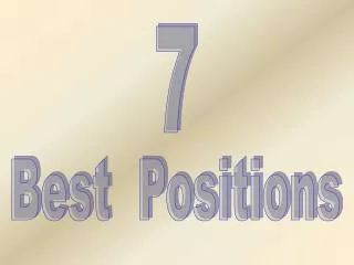 Best Positions