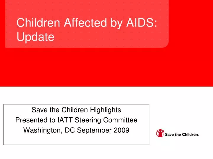 children affected by aids update