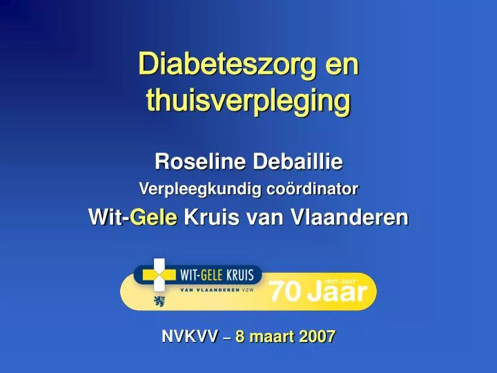 diabeteszorg en thuisverpleging