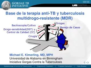base de la terapia anti tb y tuberculosis multidrogo resistente mdr