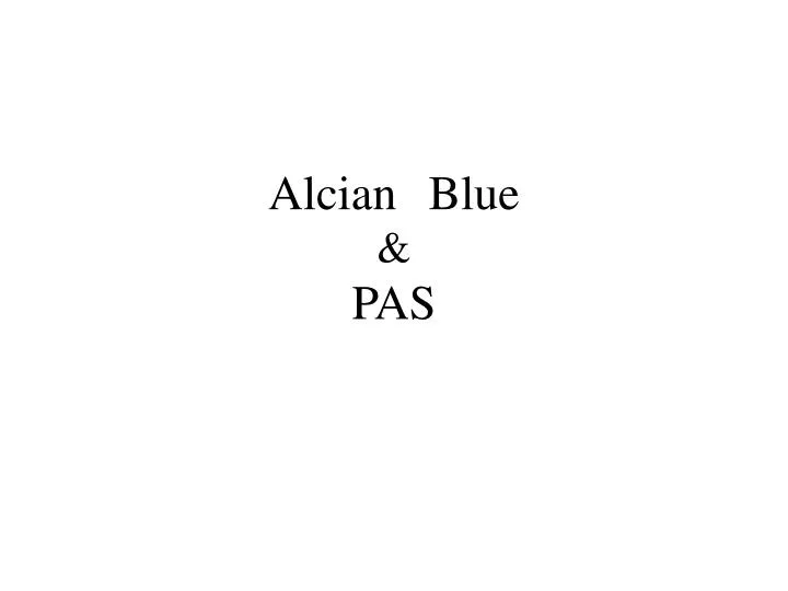 alcian blue pas