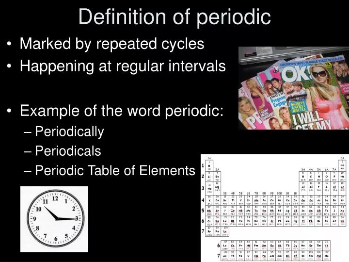 definition of periodic