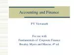 Accounting and Finance - slide 1
