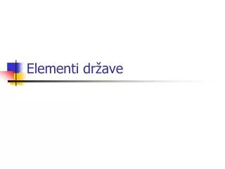 elementi dr ave