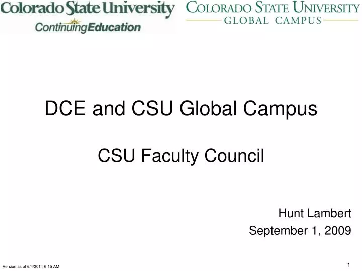 dce and csu global campus csu faculty council