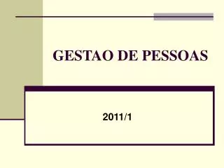 gestao de pessoas