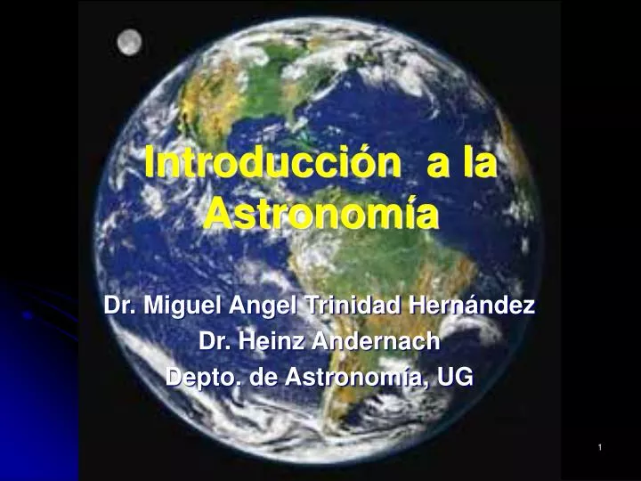 introducci n a la astronom a