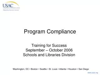 Program Compliance
