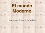 El mundo Moderno - slide 1