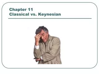 Chapter 11 Classical vs. Keynesian