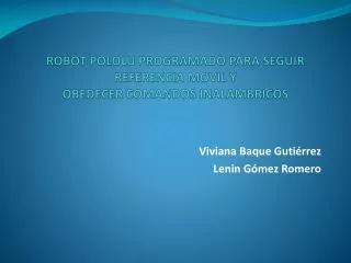 robot pololu programado para seguir referencia movil y obedecer comandos inalambricos