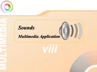 sounds multimedia application