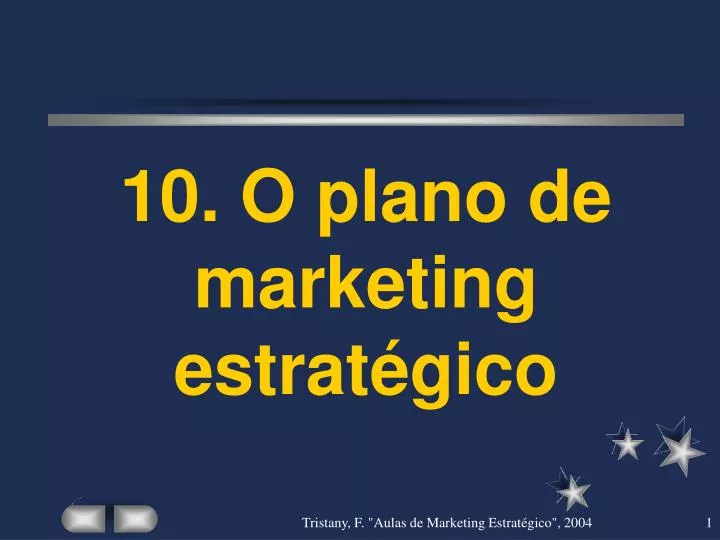 10 o plano de marketing estrat gico