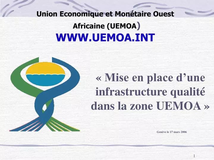 union economique et mon taire ouest africaine uemoa www uemoa int