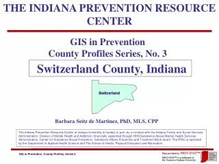 GIS in Prevention County Profiles Series, No. 3