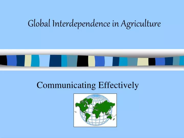 global interdependence in agriculture