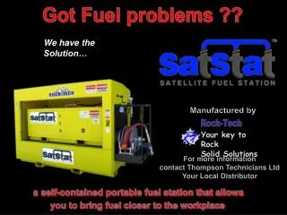 Got Fuel problems ??