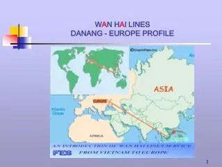 W A N H A I LINES DANANG - EUROPE PROFILE