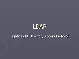 LDAP