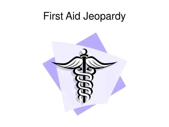 first aid jeopardy