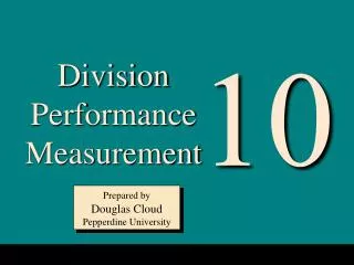 Division Performance Measurement