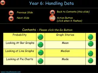 Year 6: Handling Data