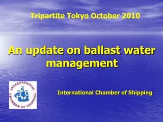 An update on ballast water management