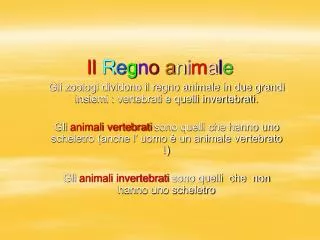 il r e g n o a n i m a l e