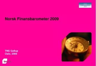 Norsk Finansbarometer 2009