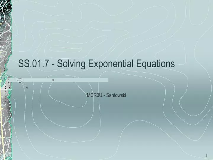 ss 01 7 solving exponential equations