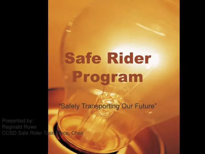safe rider program