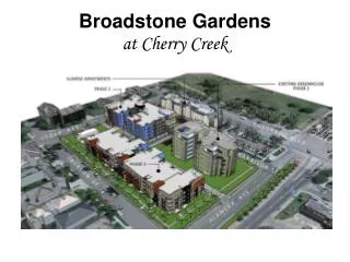 Broadstone Gardens at Cherry Creek
