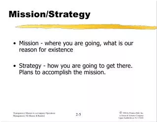 Mission/Strategy