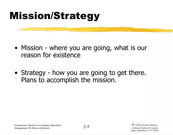 mission strategy