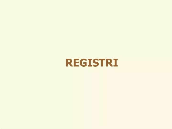 registri