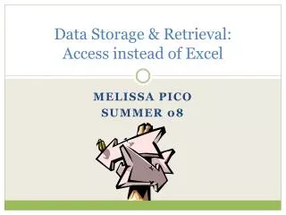 Data Storage &amp; Retrieval: Access instead of Excel