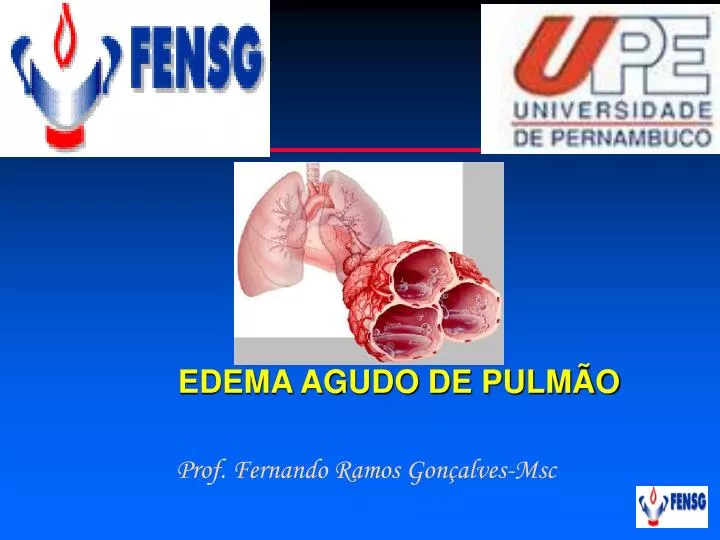 edema agudo de pulm o